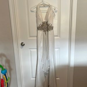 White Terani dress size 2